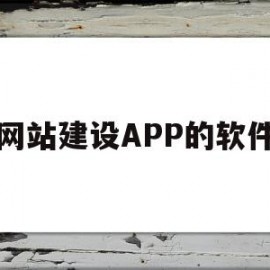 网站建设APP的软件(网站建设app的软件有哪些)