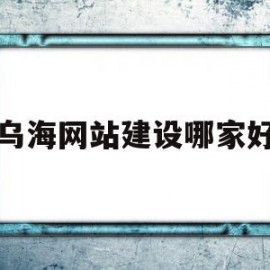 乌海网站建设哪家好(乌海网站设计)