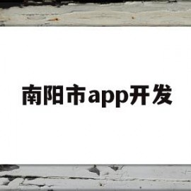 南阳市app开发(南阳软件网站搭建哪家好)