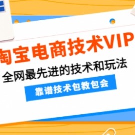 淘宝电商技术VIP，全网最先进的技术和玩法，靠谱技术包教包会，价值1599元