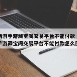 梦幻西游手游藏宝阁交易平台不能付款（梦幻西游手游藏宝阁交易平台不能付款怎么回事）