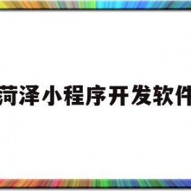 菏泽小程序开发软件(山东智能小程序开发哪家便宜)