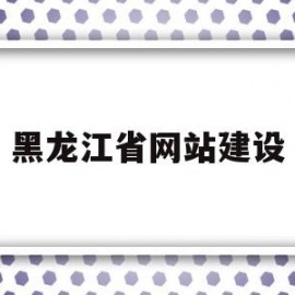 包含黑龙江省网站建设的词条