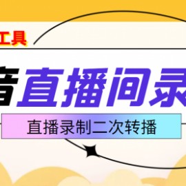 斗音直播监控录制工具，开播即录，适合不喜欢露脸又想尝试电脑直播的玩家