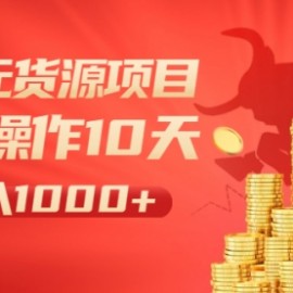 闲鱼无货源项目：实战操作10天做到日入1000+新手老手也可以做！