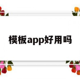 模板app好用吗(模板用什么软件制作)