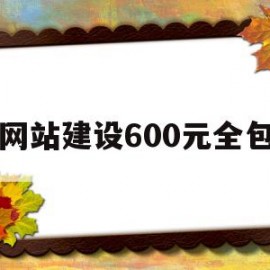 网站建设600元全包(网站建设600元全包多少钱)