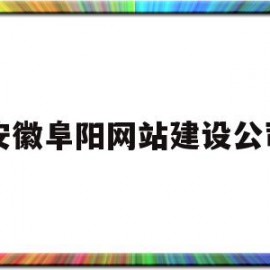 安徽阜阳网站建设公司(安徽阜阳网站建设公司招聘)