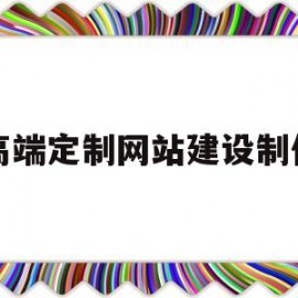 高端定制网站建设制作(专业网站定制)