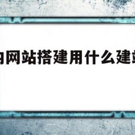 国内网站搭建用什么建站平台(搭建的网站)