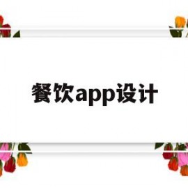 餐饮app设计(餐饮APP设计说明)