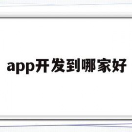 app开发到哪家好(app开发到哪家好一些)