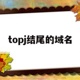 topj结尾的域名(top域名真的做不起来吗)