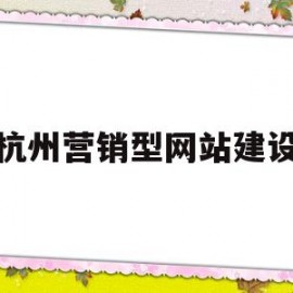 杭州营销型网站建设(杭州营销策划)