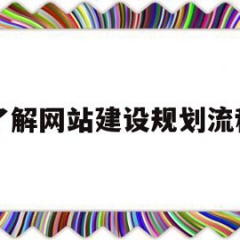 了解网站建设规划流程(网站建设过程规划和准备阶段)