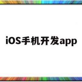 iOS手机开发app(ios app开发平台)