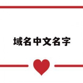 域名中文名字(域名中文名字查询)