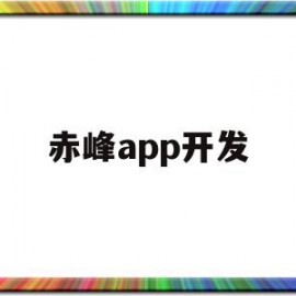 赤峰app开发(赤峰软件开发公司)