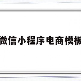 微信小程序电商模板(微信小程序电商实战入门篇)