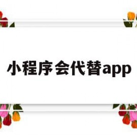 小程序会代替app(小程序能不能取代app)