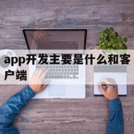 包含app开发主要是什么和客户端的词条