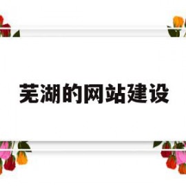 芜湖的网站建设(芜湖做网站的公司)