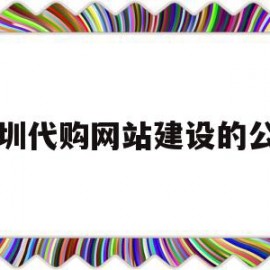 深圳代购网站建设的公司(深圳代购网站建设的公司排名)