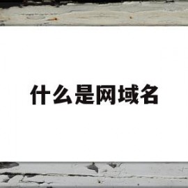 什么是网域名(什么是网域名密码)