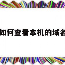 如何查看本机的域名(如何查看本机的域名地址)