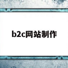 b2c网站制作(b2c网站靠什么盈利)