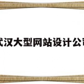 武汉大型网站设计公司(武汉大型网站设计公司有哪些)