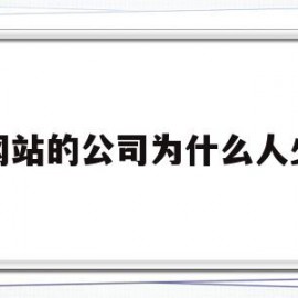 做网站的公司为什么人少了(做网站的公司为什么人少了很多)