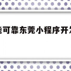 性能可靠东莞小程序开发课程(东莞市小程序电子商务有限公司)