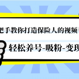 手把手教你打造保险人的视频号，轻松养号-吸粉-变现