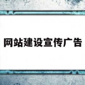 网站建设宣传广告(网站建设宣传广告方案)