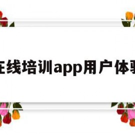 在线培训app用户体验(在线培训软件常用什么软件)