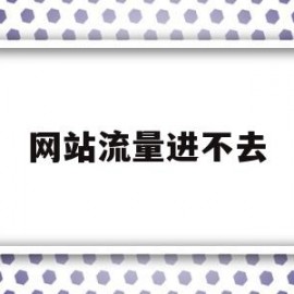 网站流量进不去(有些网址流量打不开)