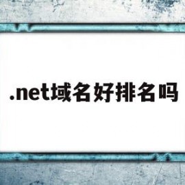 .net域名好排名吗(net域名和cn域名哪个好)