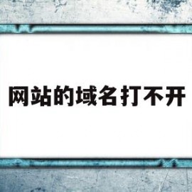 网站的域名打不开(网站域名打不开如何处罚)