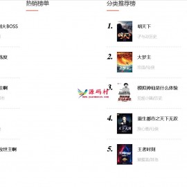 内核仿阿里巴巴小说网站源码 PC端+WAP手机端