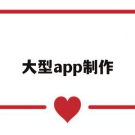 大型app制作(app制作软件哪个好)