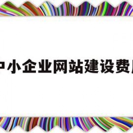 中小企业网站建设费用(中小企业网站建设中服务器的解决方案是)