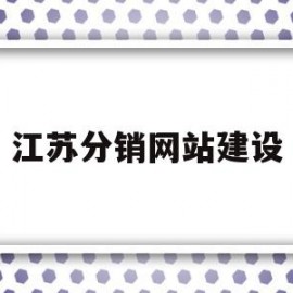 包含江苏分销网站建设的词条