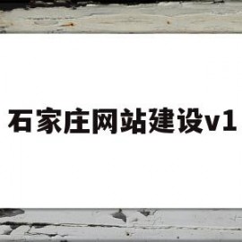 石家庄网站建设v1(石家庄网站建设方案优化)