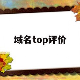 域名top评价(2020域名排行)