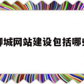 聊城网站建设包括哪些(聊城网站建设包括哪些项目)