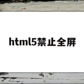 html5禁止全屏(html5静态页面源代码)