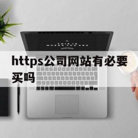 包含https公司网站有必要买吗的词条