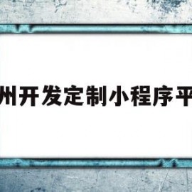 杭州开发定制小程序平台(杭州开发定制小程序哪家好)