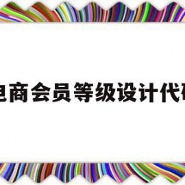 电商会员等级设计代码(电商会员等级设计代码怎么填)